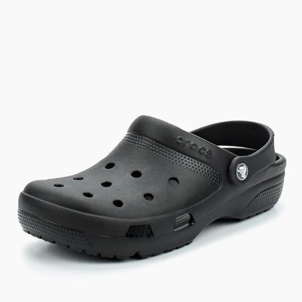 NWT Crocs All Black Clog Slip-Ons